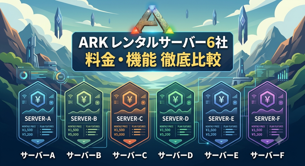 ARKレンタルサーバーの料金比較