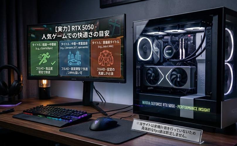 人気ゲームでの快適さの目安