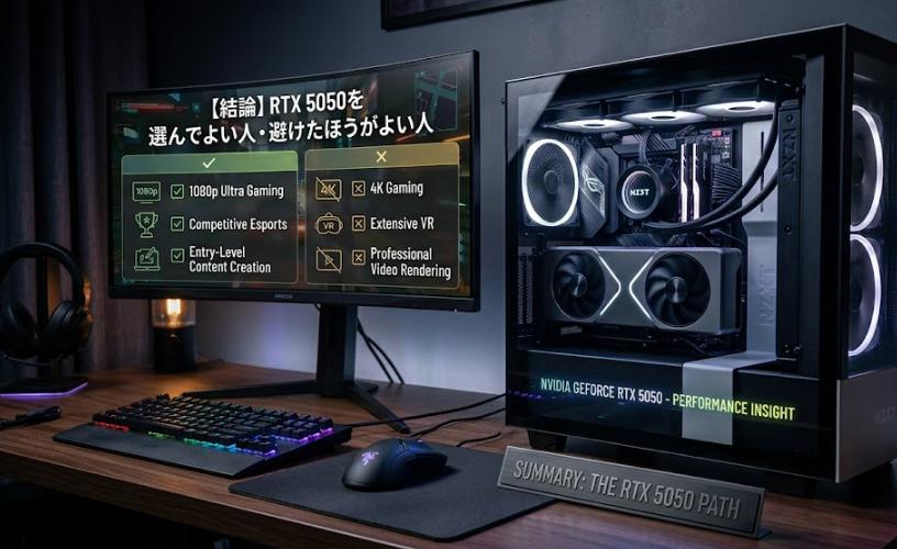 RTX 5050を選んでよい人・避けたほうがよい人